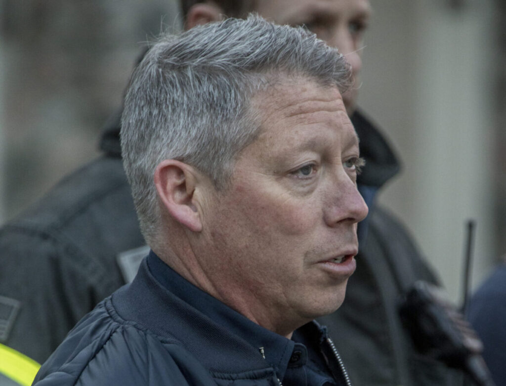 Scott Richardson commanding an incident.